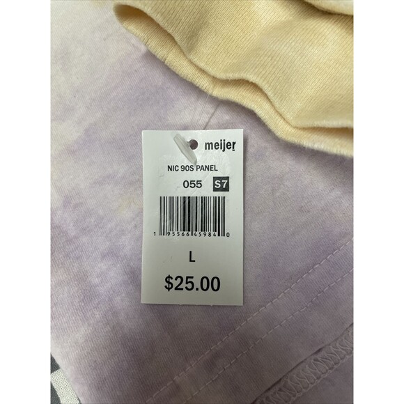 Nickelodeon Mens Size L Tie Dye 100% Cotton Pullover Shirt Rugrats NWT - Picture 7 of 7